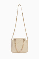 Zincir Kulplu Satchel Çanta - Bej TUGBA