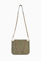 Zincir Kulplu Satchel Çanta - Mint TUGBA