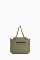 Zincir Kulplu Satchel Çanta - Mint TUGBA